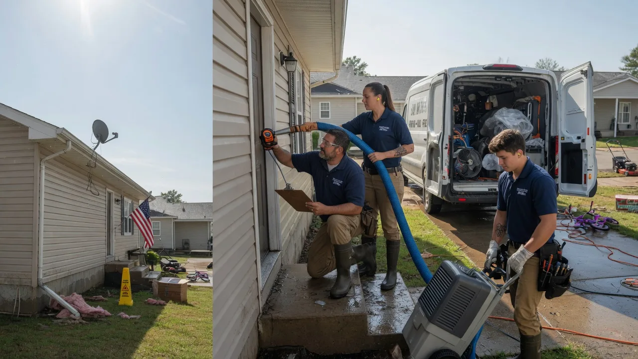Ceiling Water Damage Restoration in Berlin, PA near me